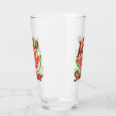 こんにちは夏 | ウオータカラースイカデザイン タンブラーグラス (左)