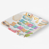 こんにちは夏！スクールズアウトサマープールパーティー ペーパープレート (傾斜あり)