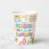 こんにちは夏！スクールズアウトサマープールパーティー 紙コップ (正面)
