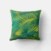 こんにちは夏!ハッピーサンスマイリートロピカルパーム クッション (裏面)