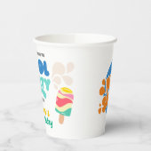 こんにちは夏！プールパーティの招待状 紙コップ (左)