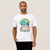 こんにちは夏 - 休暇 Tシャツ (正面フル)