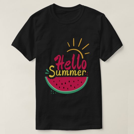 こんにちは夏 Tシャツ (デザイン正面)