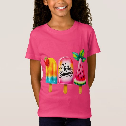 こんにちは夏  Tシャツ (正面)