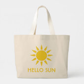 こんにちは太陽 ラージトートバッグ (裏面)