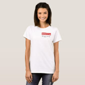 こんにちは妊娠 Tシャツ (正面フル)