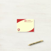 "こんにちは学校の心理学者の付箋から ポストイット (デスク上)