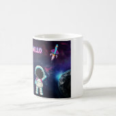 こんにちは宇宙。 コーヒーマグカップ (正面右)