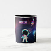 こんにちは宇宙。 ツートーンマグカップ (中央)