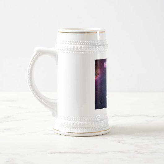 こんにちは宇宙。 ビールジョッキ (左)