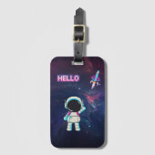 こんにちは宇宙。 ラゲッジタグ (正面縦)