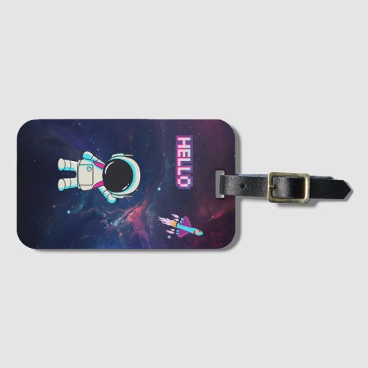 こんにちは宇宙。 ラゲッジタグ (正面横)