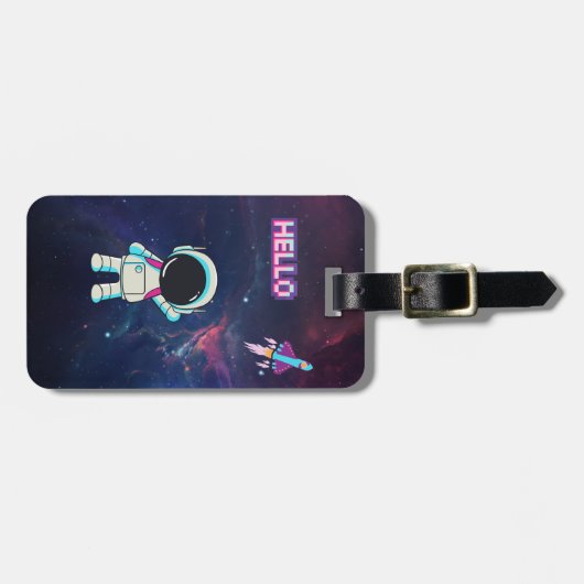 こんにちは宇宙。 ラゲッジタグ (正面横)