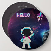 こんにちは宇宙。 缶バッジ (正面&裏面)