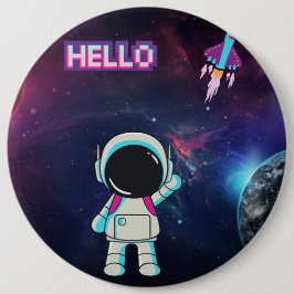 こんにちは宇宙。 缶バッジ