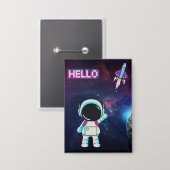 こんにちは宇宙。 缶バッジ (正面/裏面)