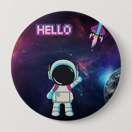 こんにちは宇宙。 缶バッジ