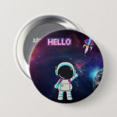 こんにちは宇宙。 缶バッジ (正面&裏面)