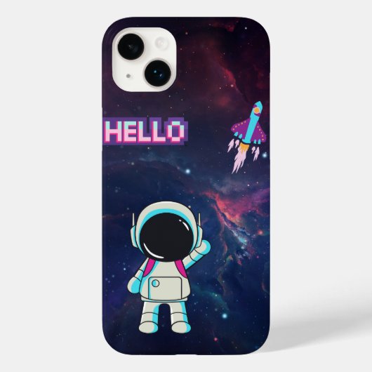 こんにちは宇宙。 Case-Mate iPhoneケース (裏面)