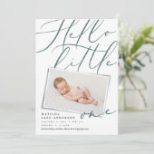 こんにちは小さな一モダン枚 案内状 (スタンド正面)