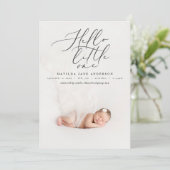 こんにちは小さな一モダン枚 案内状 (スタンド正面)