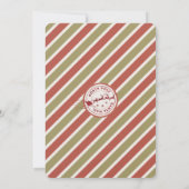 こんにちは小妖精や小人から手紙Notecard 招待状 (裏面)