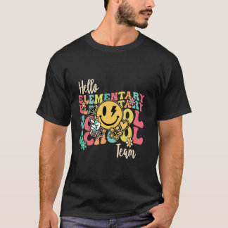 こんにちは小学校チーム新学期先生 Tシャツ