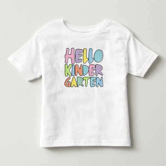 こんにちは幼稚園 トドラーTシャツ (正面)