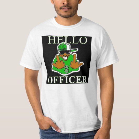 こんにちは役人のティー Tシャツ (正面)