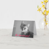 こんにちは御元気ですか? メッセージカード カード (黄色い花)