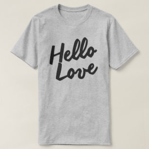 こんにちは愛 Tシャツ