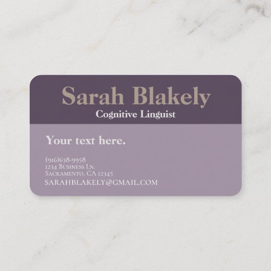 こんにちは挨拶の名刺 名刺 (裏面)