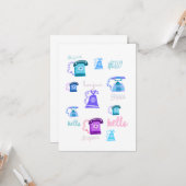 こんにちは挨拶状 カード (正面/裏面インサイチュ)