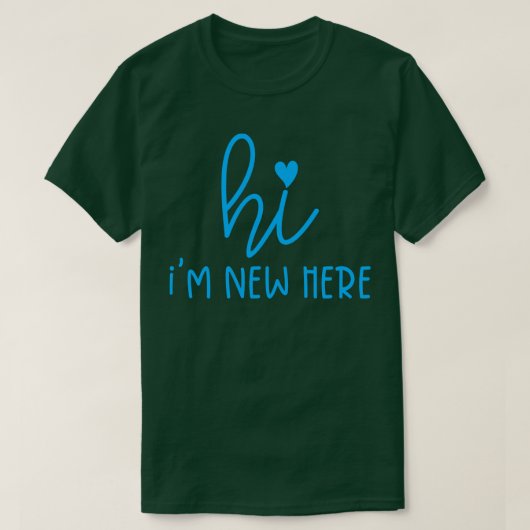 こんにちは新着投稿4 Tシャツ (デザイン正面)