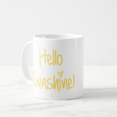 こんにちは日光のマグ コーヒーマグカップ (正面左)