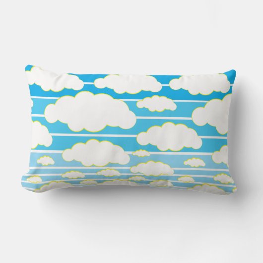 こんにちは日光の枕 ランバークッション (正面)