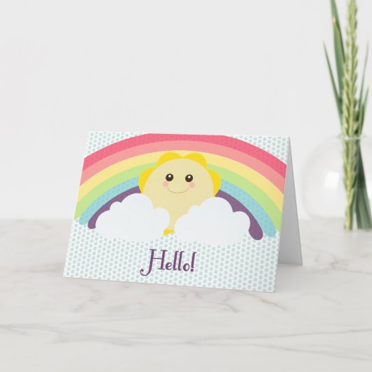 こんにちは日光! 挨拶状 カード (正面)