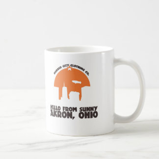 こんにちは明るいアクロンオハイオ州から コーヒーマグカップ