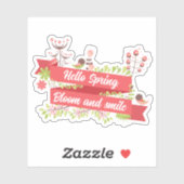 こんにちは春よ、咲いて笑って シール (シート)