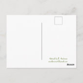 こんにちは春水彩絵葉書 ポストカード (裏面)