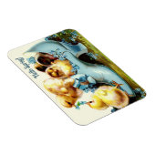 こんにちは春。ヴィンテージイースターチックギフトマグネット マグネット (右側)