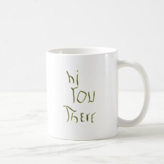 こんにちは暗闇でそこに光ります コーヒーマグカップ