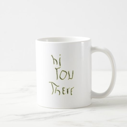 こんにちは暗闇でそこに光ります コーヒーマグカップ (右)
