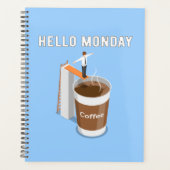 こんにちは月曜はコーヒーが足りない プランナー手帳 (正面)