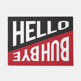 こんにちは来と行く ドアマット