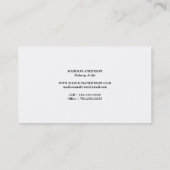 こんにちは水彩画の打撃|の名刺 名刺 (裏面)