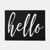 こんにちは白い原稿 ドアマット (正面)