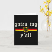 こんにちは皆さん 面白いドイツ語の挨拶 プロスト カード (黄色い花)