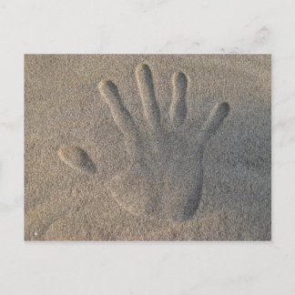 こんにちは砂で ポストカード