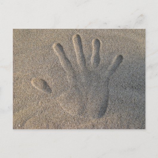 こんにちは砂で ポストカード (正面)